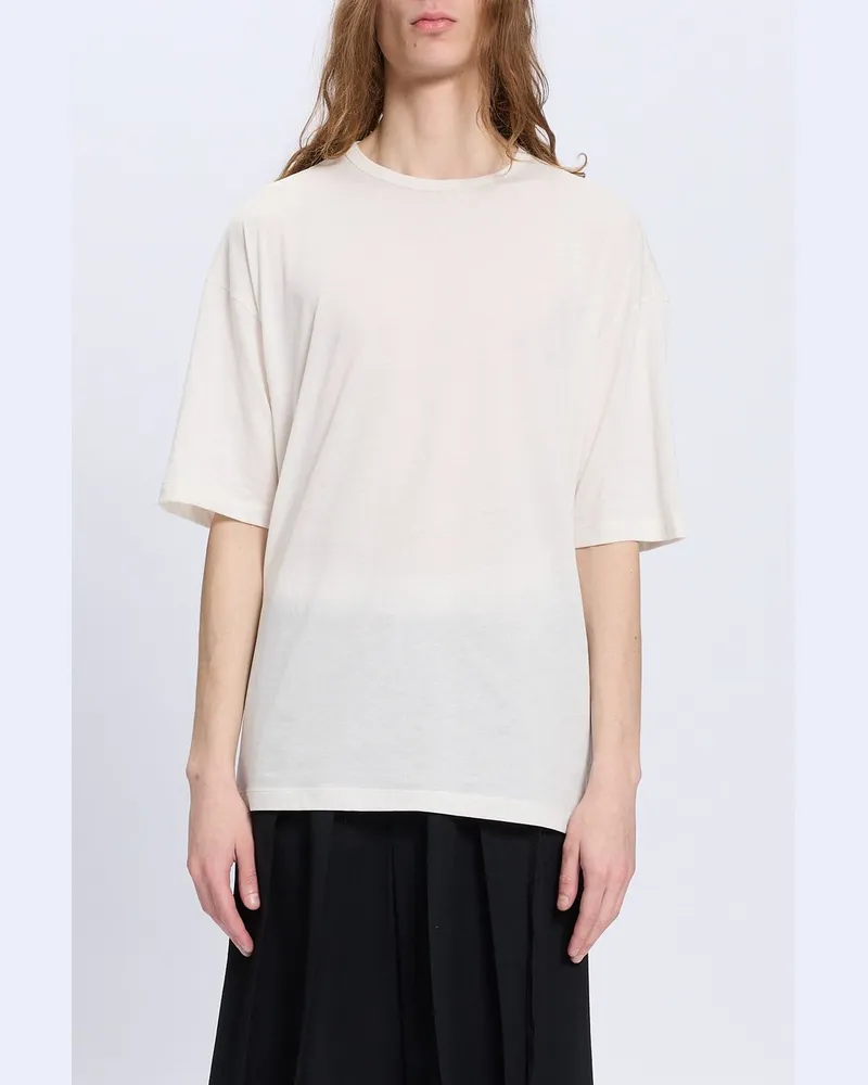 Ann Demeulemeester Dieter High Comfort Fit T-shirt With "les Fleurs d Weiß