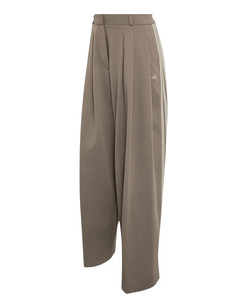 adidas Pleated Pants Marrone Braun