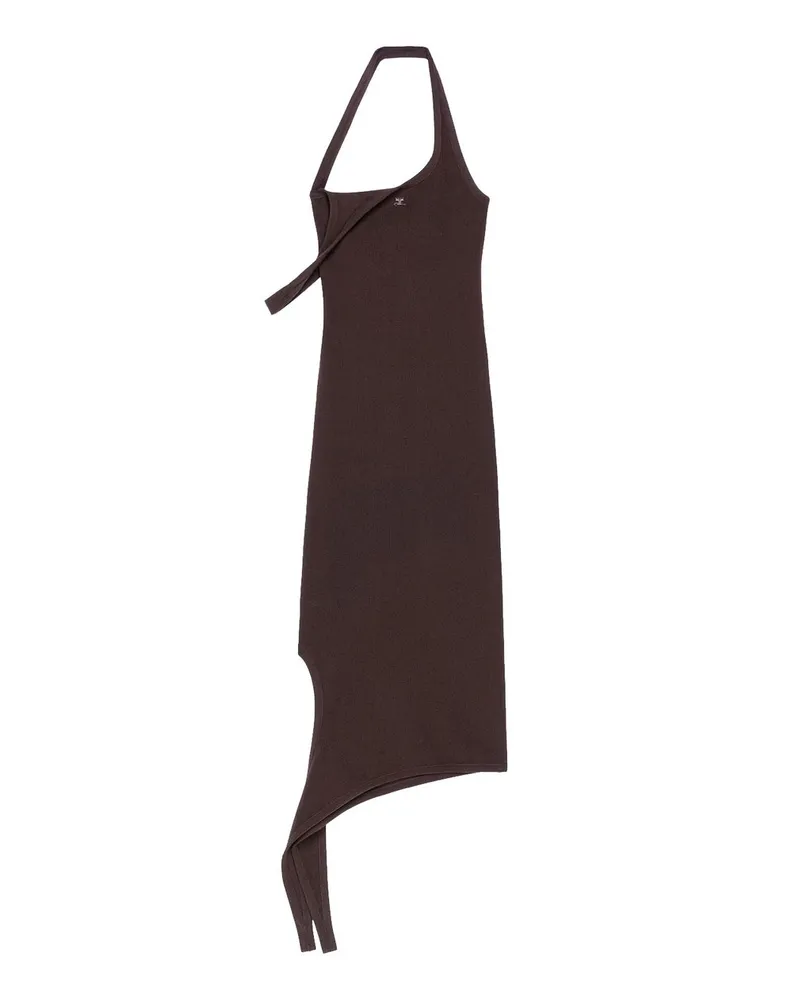 Courrèges Kleid Braun