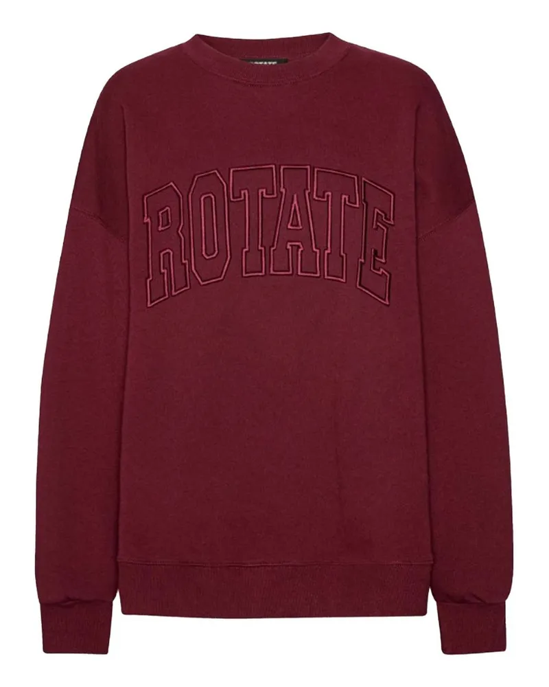 ROTATE Birger Christensen Sweat Crewneck Rot