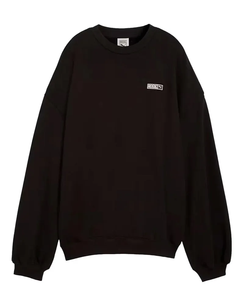 Puma Oversized Crew tr Schwarz