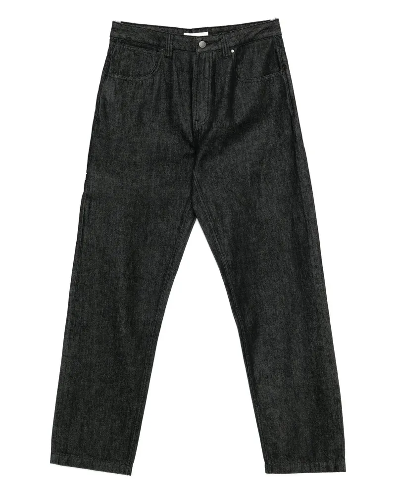 Entire Studios Regular Jean Raw Black Schwarz