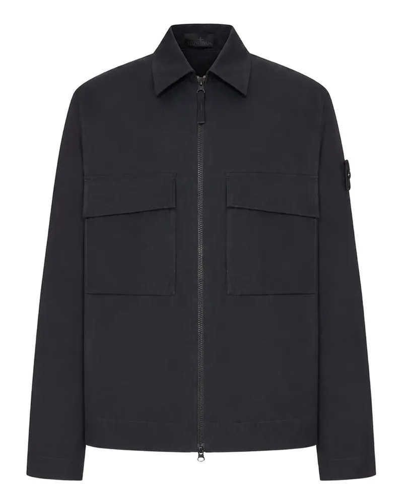 Stone Island Overshirt Schwarz