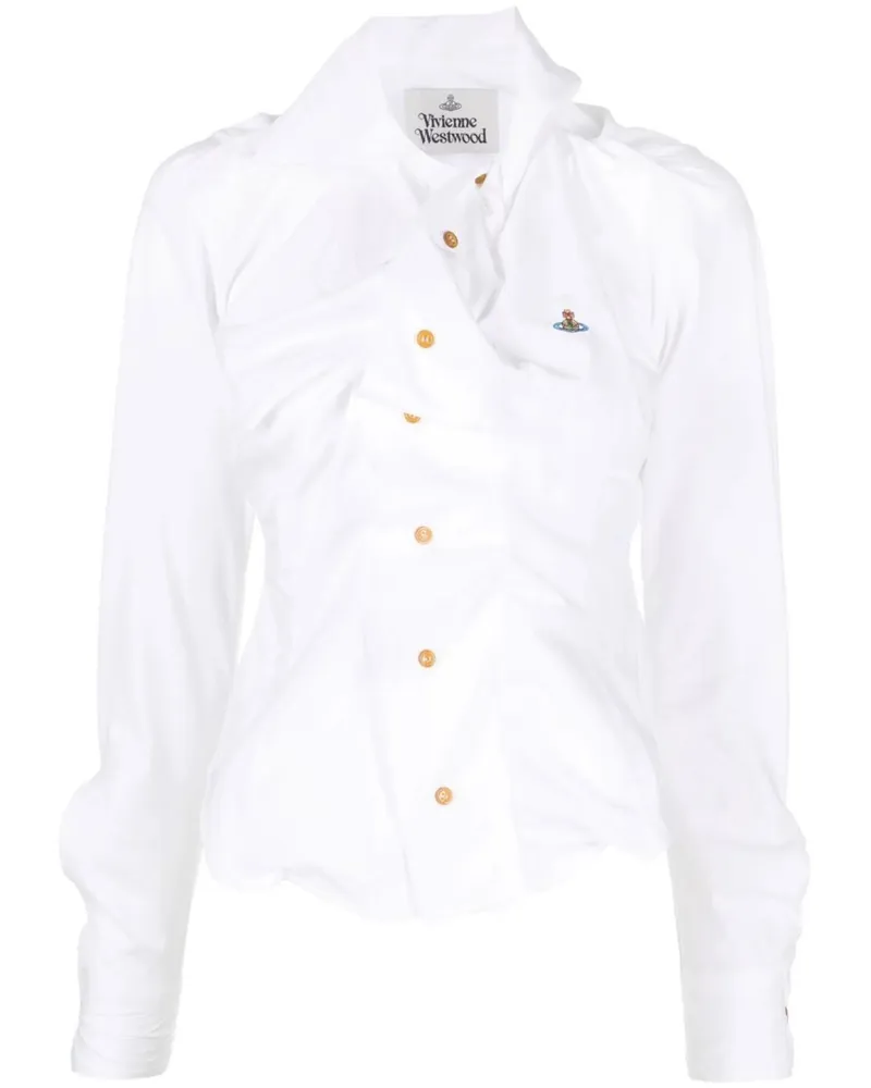 Vivienne Westwood Drunken Shirt Weiß