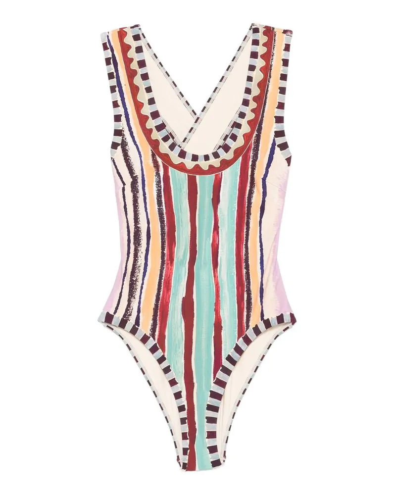 ALEMAIS Michelle Scoop Neck One Piece Mehrfarbig