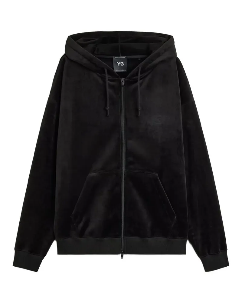 Y-3 Velvet Zip hd Schwarz