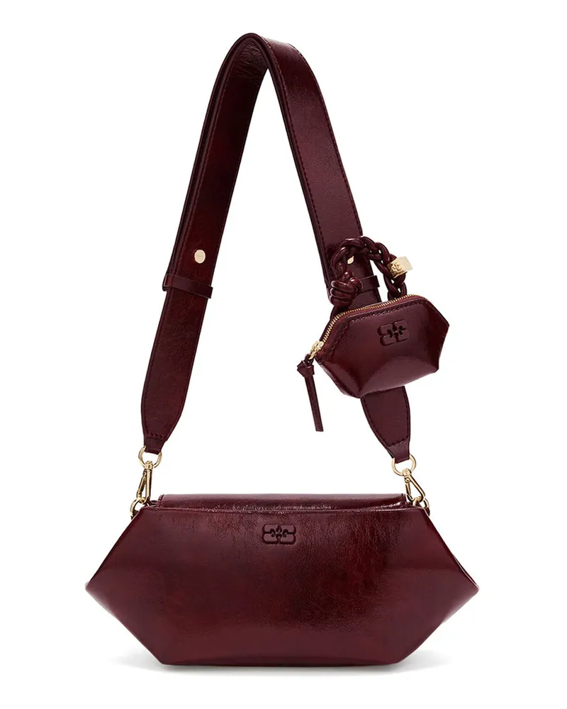 Ganni Bou East/west Deep Shine Braun