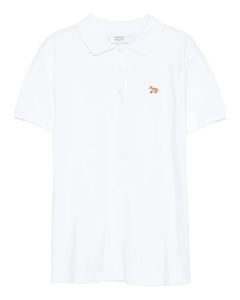 Kitsuné Baby Fox Regular Polo Weiß