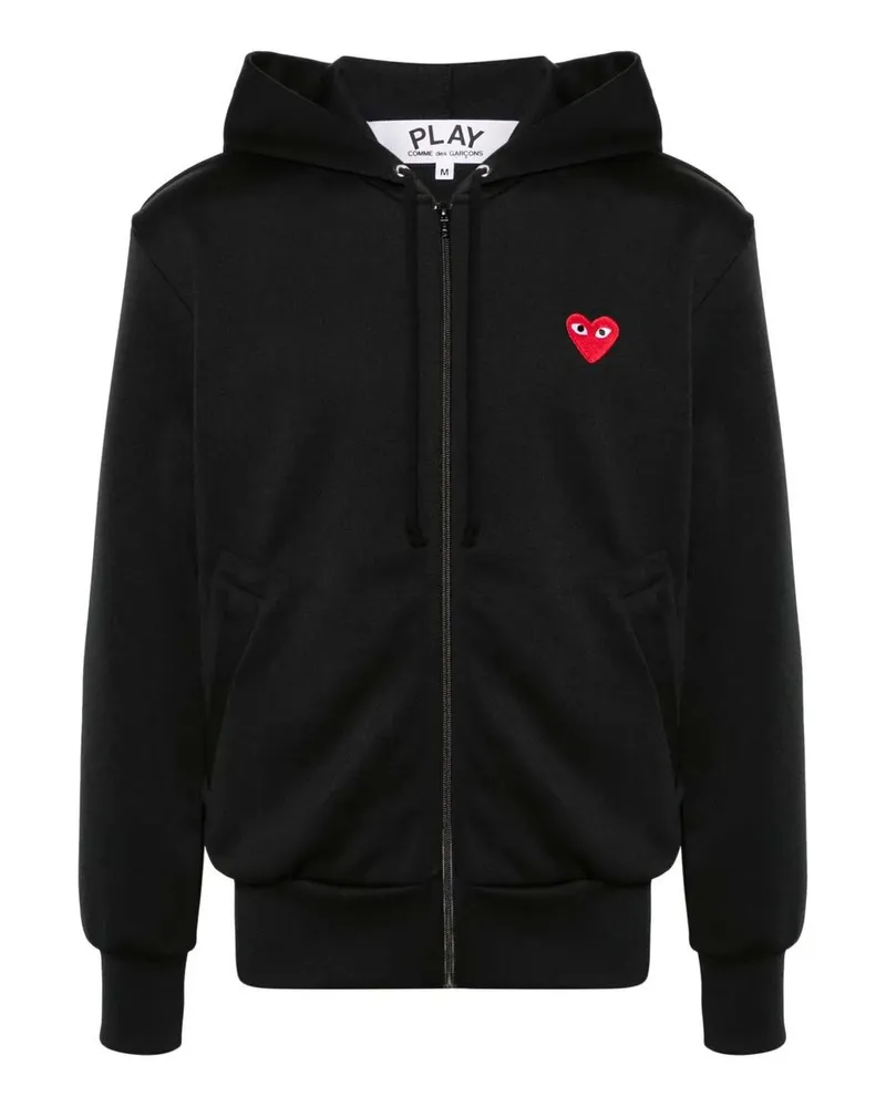 Comme des Garçons Felpa Con Cappuccio Schwarz
