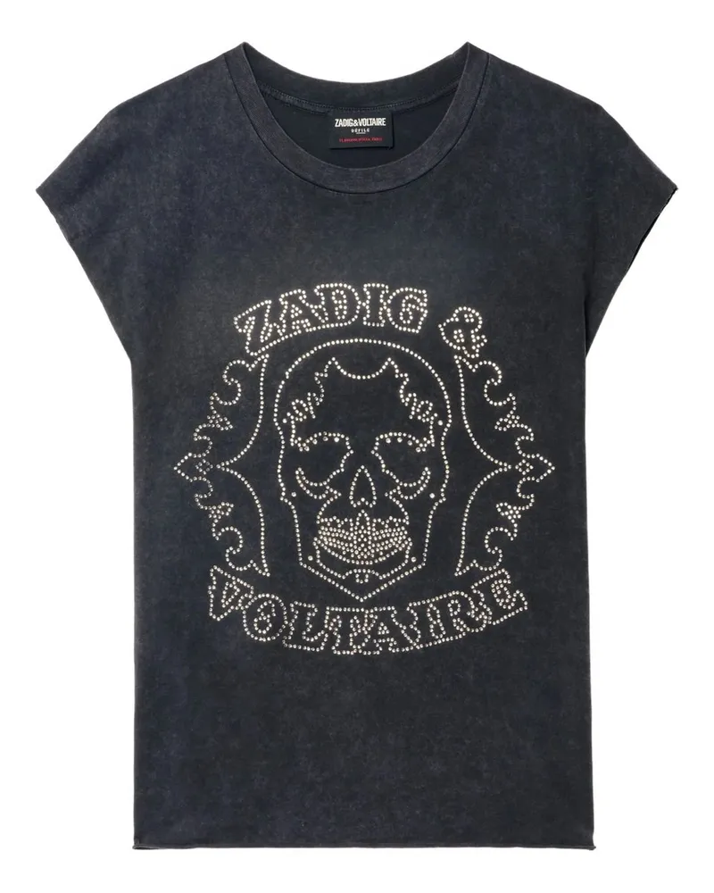 Zadig & Voltaire Cloe hc Skull Strass Mehrfarbig
