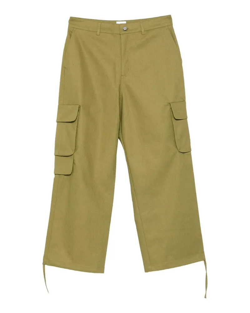 Arte Antwerp Linen Cargo Pants Grün
