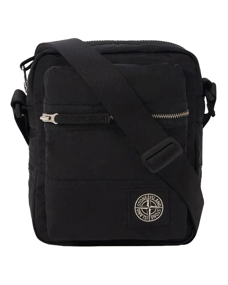 Stone Island Crossbody Schwarz