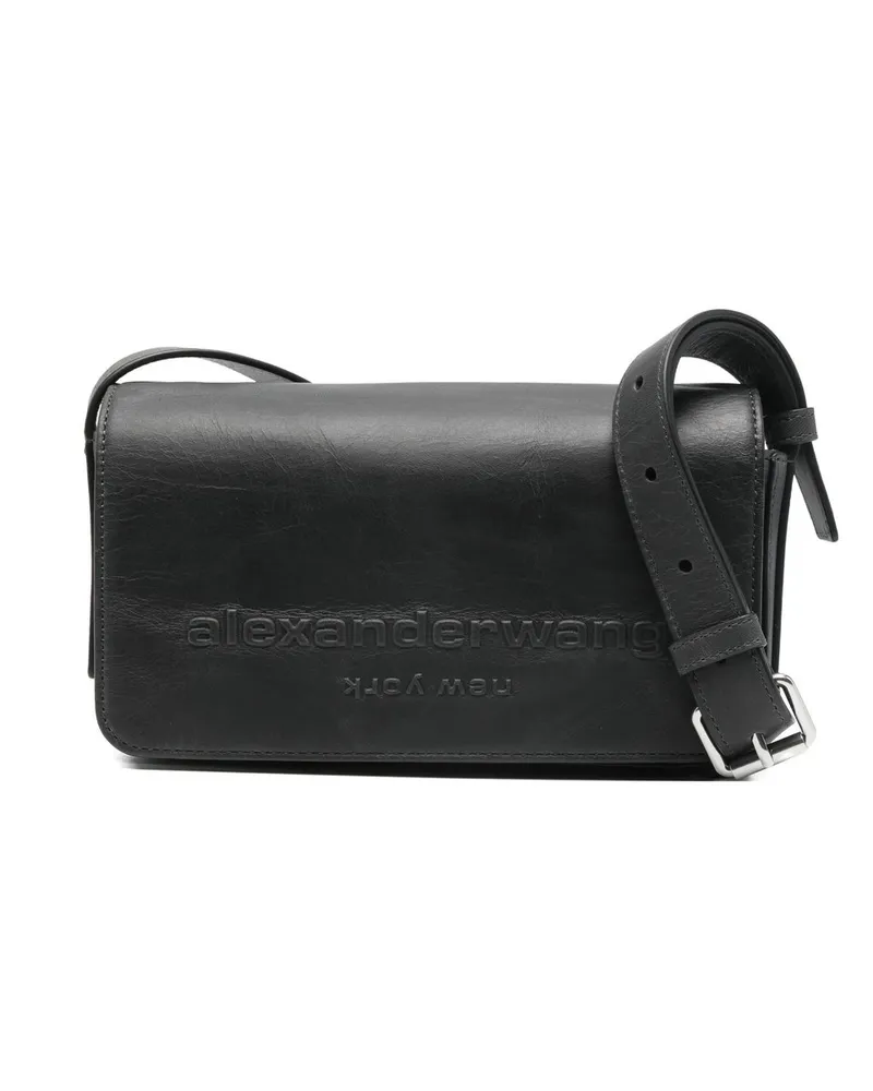 Alexander Wang Punch Flap Crossbody Schwarz