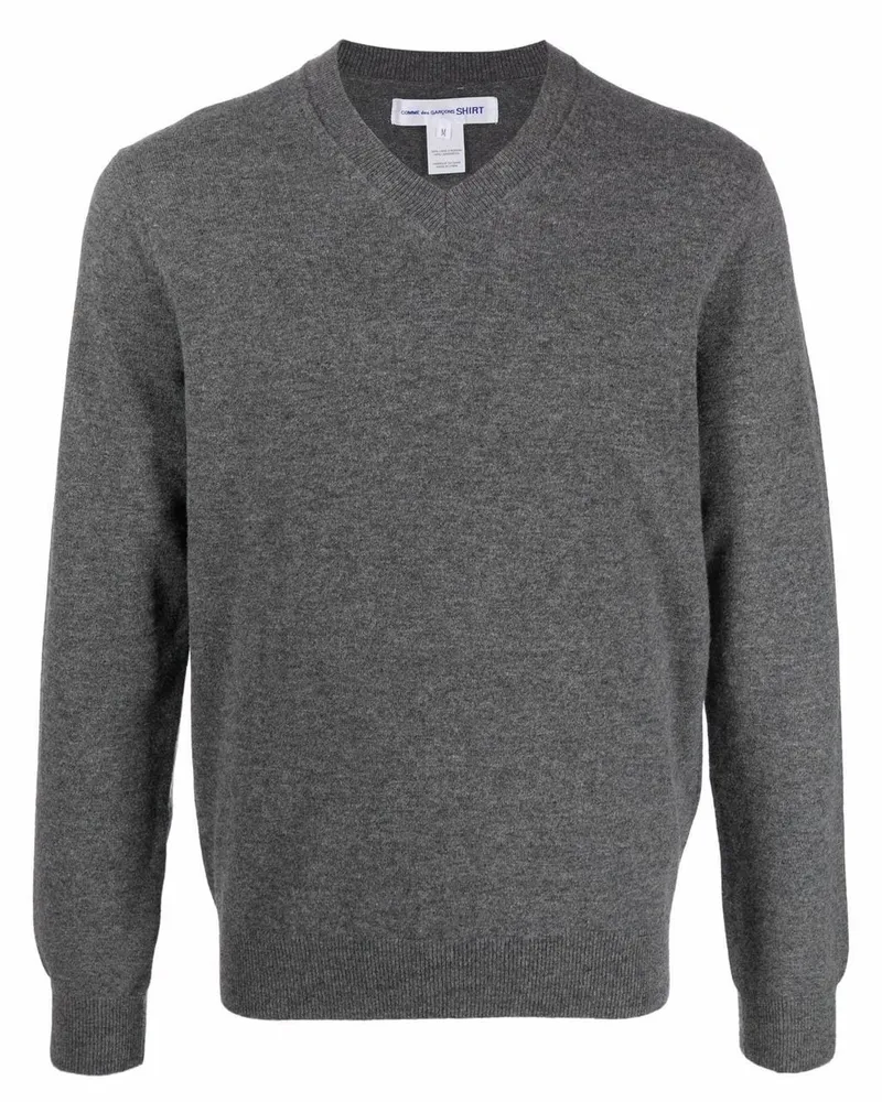 Comme des Garçons Herren Pullover Strick Fzn107per Grau