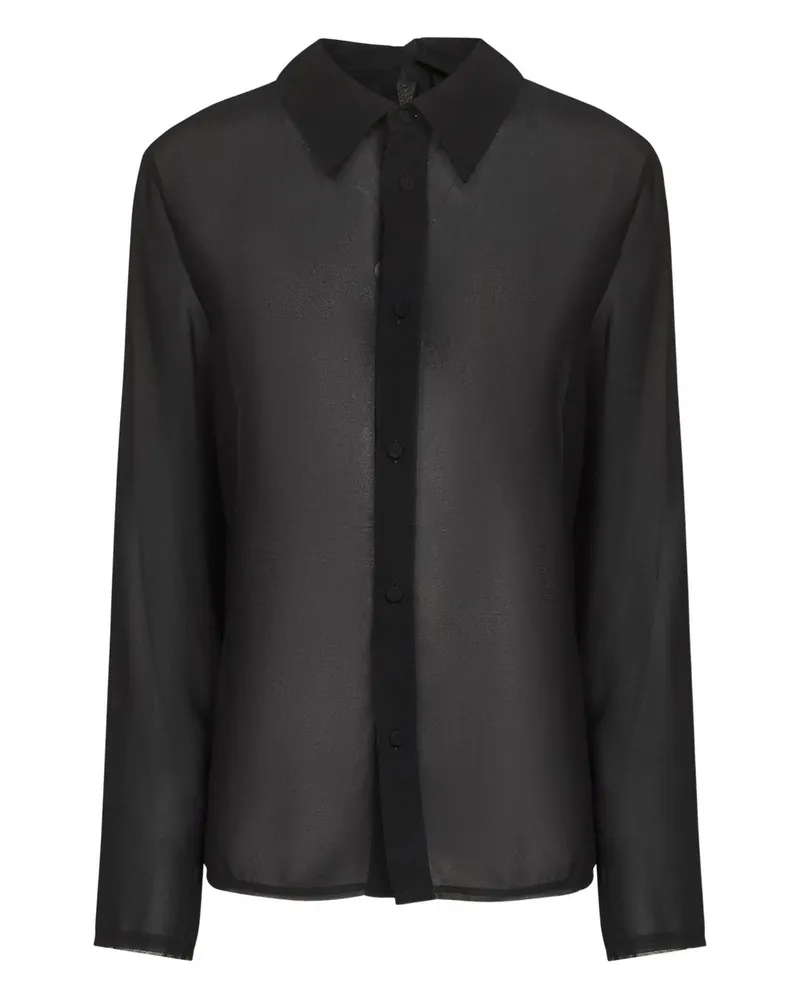 Maison Margiela Long-sleeved Shirt Schwarz