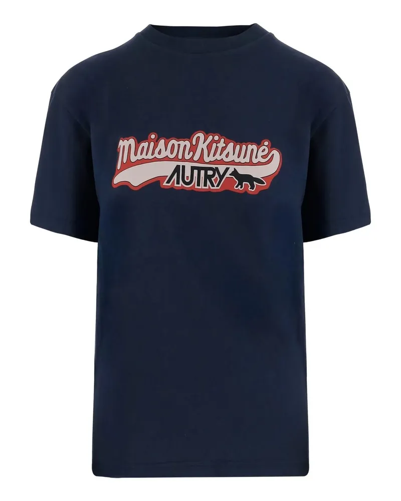 AUTRY T-shirt Main Unisex  Maison Kitsune Blau