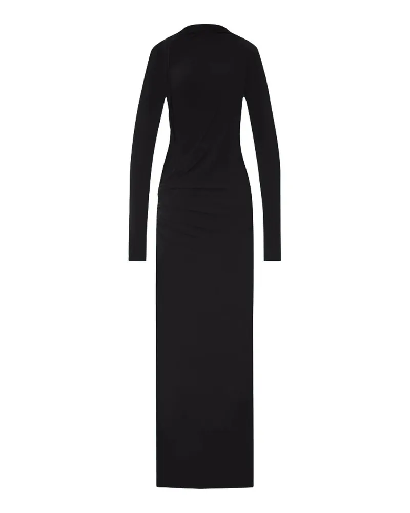 ANDAMANE Sophie - Deep Openback Maxi Dress Schwarz