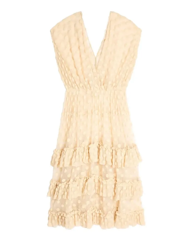 Dries van Noten Dally 3291 W.w.dress Beige