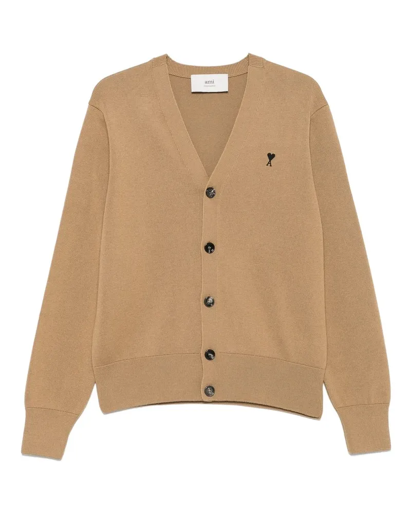 AMI Paris Cardigan Adc Braun