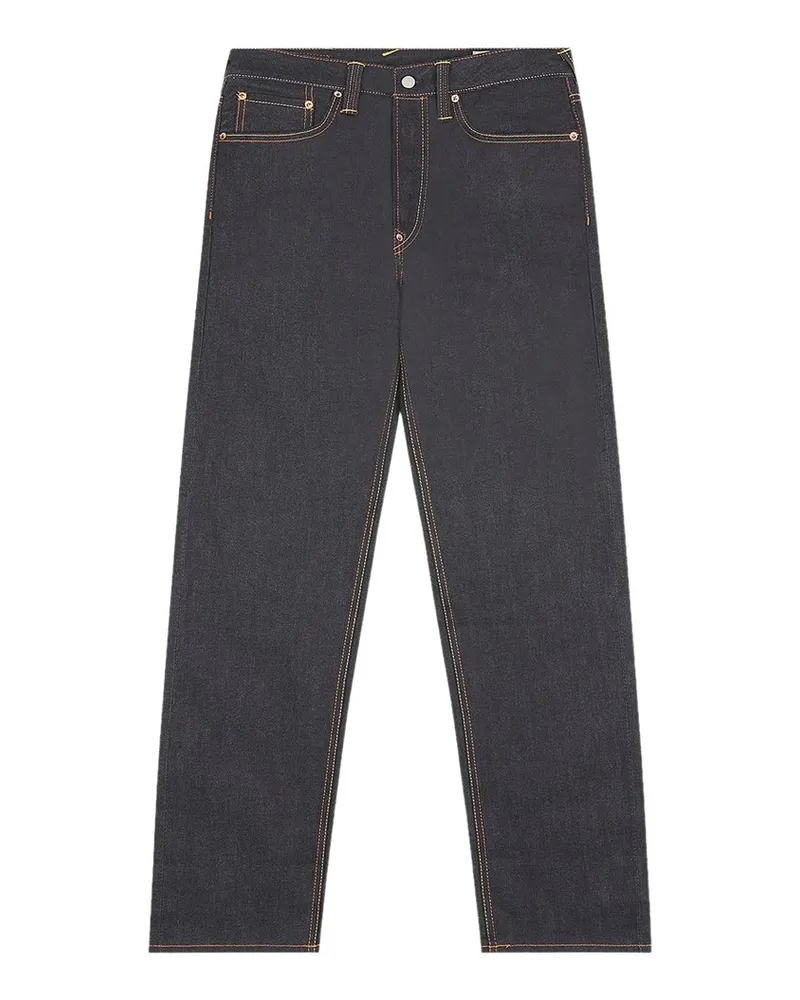 Evisu ht 2000 Daicock Printed Jeans White Blau
