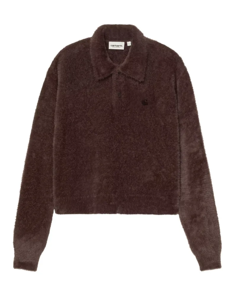 Carhartt WIP Maine Polo Sweater Braun
