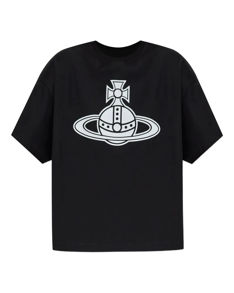 Vivienne Westwood Paris Orb Box T-shirt Schwarz