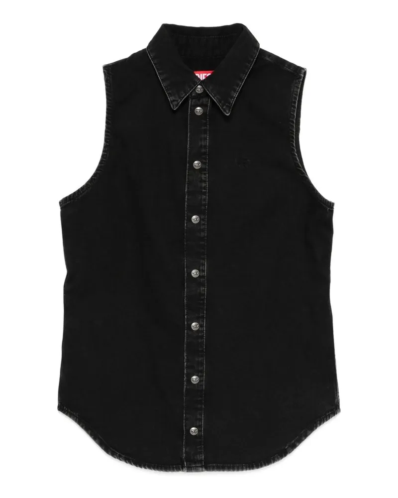 Diesel De-eazy-sl Camicia Schwarz