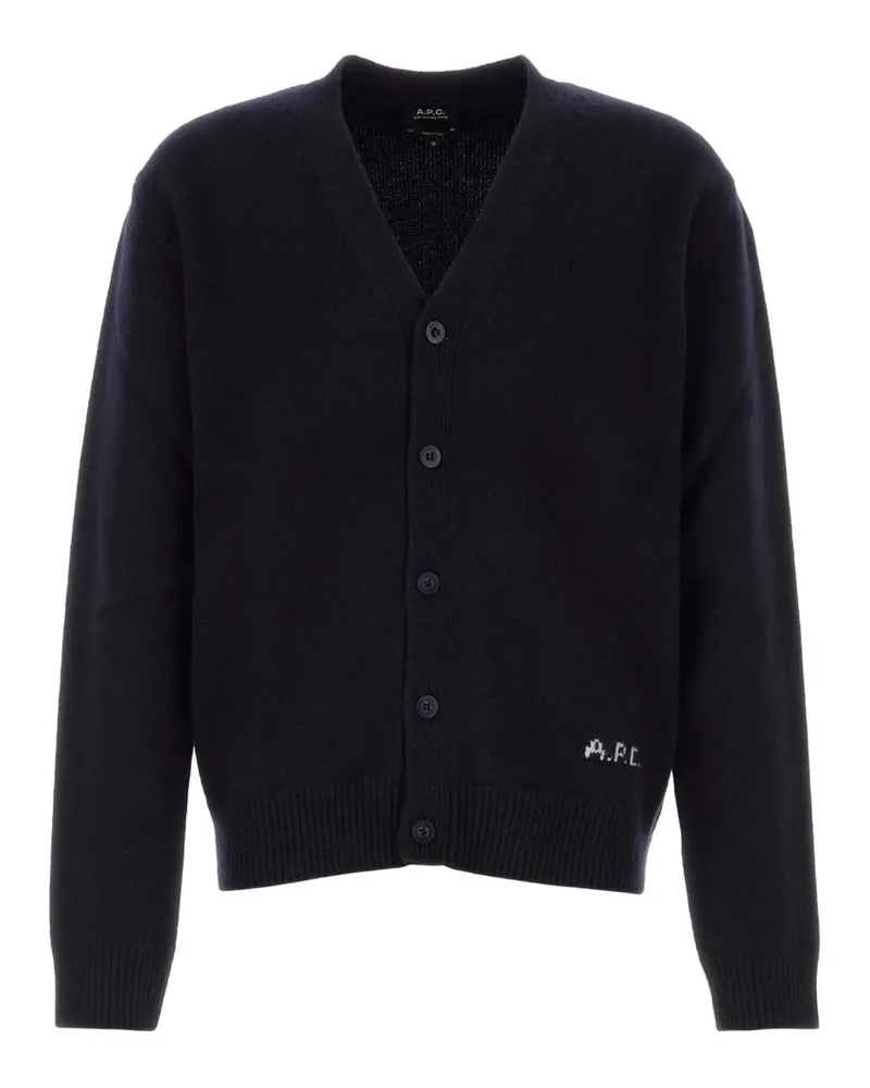 A.P.C. Cardigan Kevin Blau