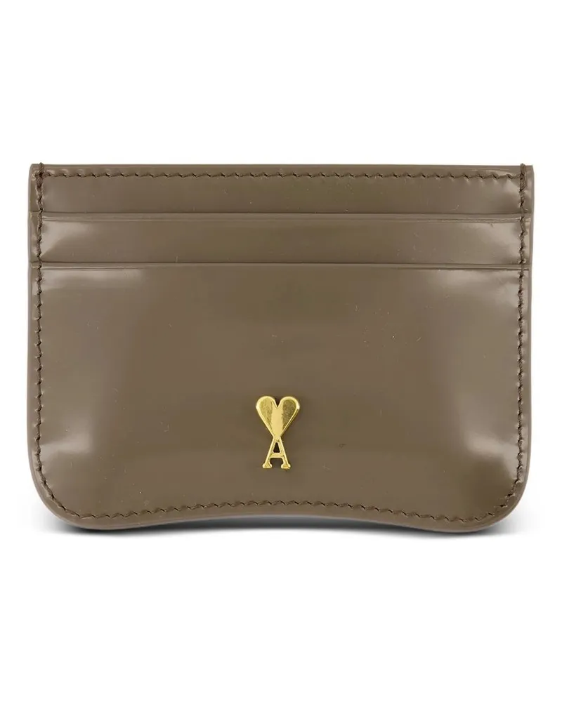 AMI Paris Slg Paris Paris Card Holder Braun