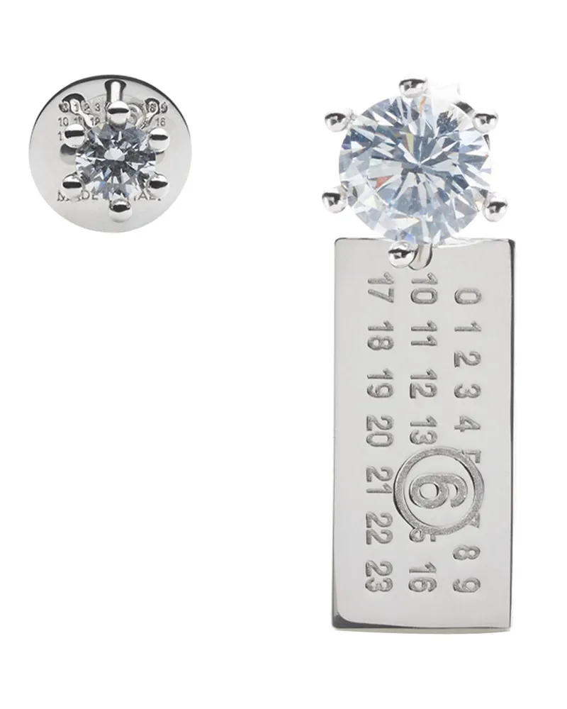 Maison Margiela Earrings Argento Orange