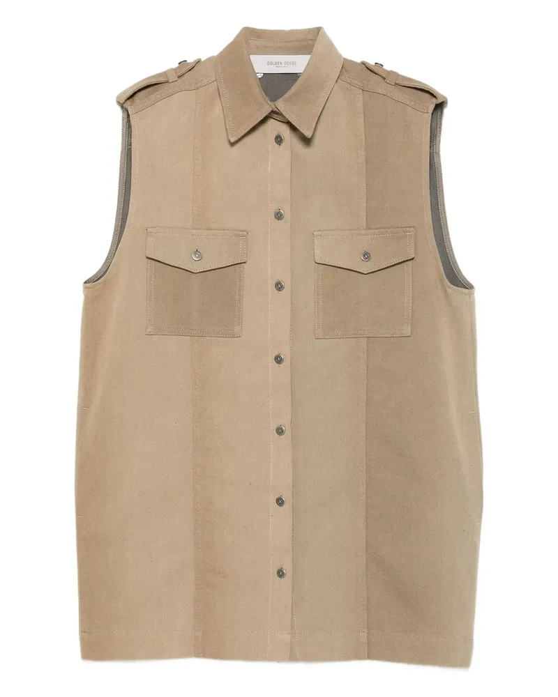 Golden Goose Journey W Osanne Shirt Dress Beige