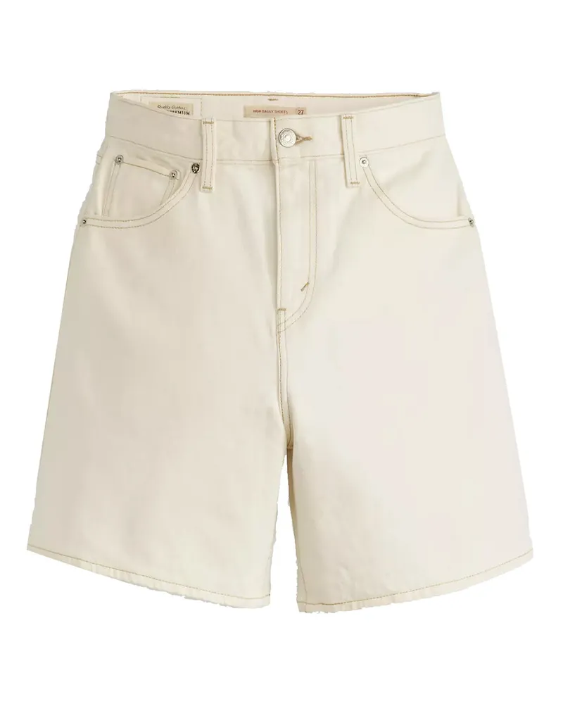 Levi's High Baggy Short Snowing Beige