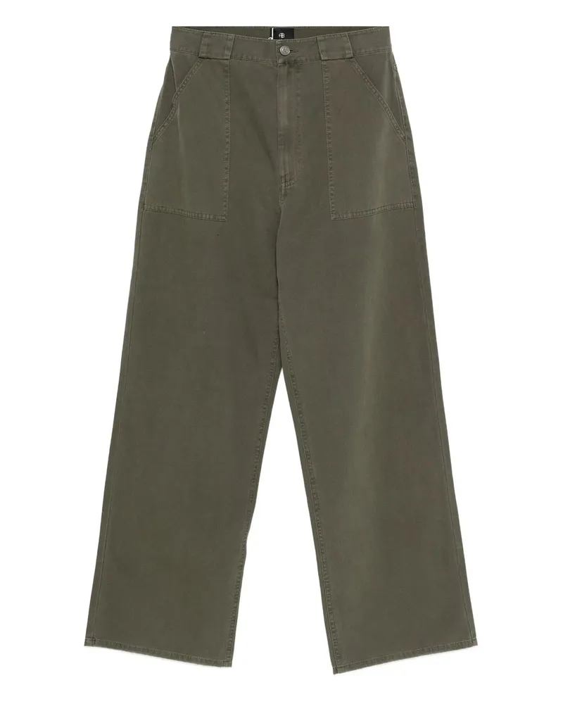 Anine Bing Grayson Pant - Army Green Grün