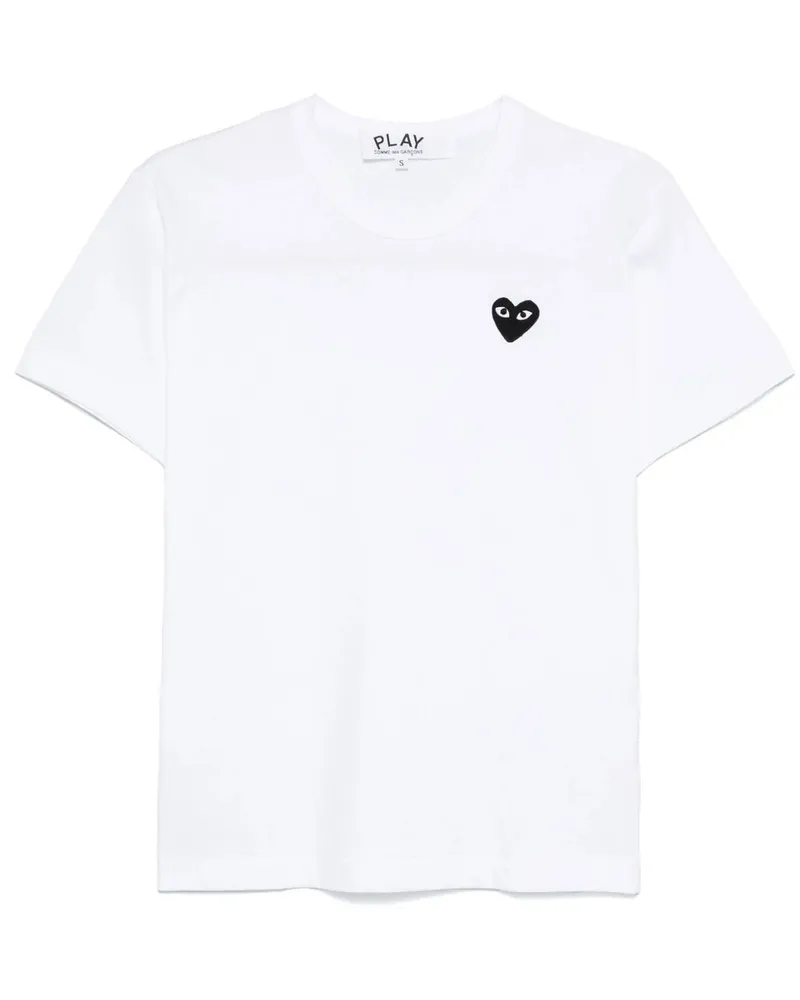 Comme des Garçons u T-shirt Black Knit Weiß