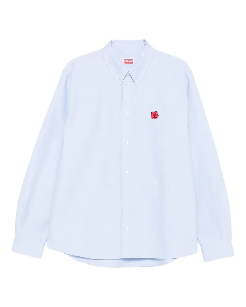 Kenzo Boke Flower Casual Shirt Blau