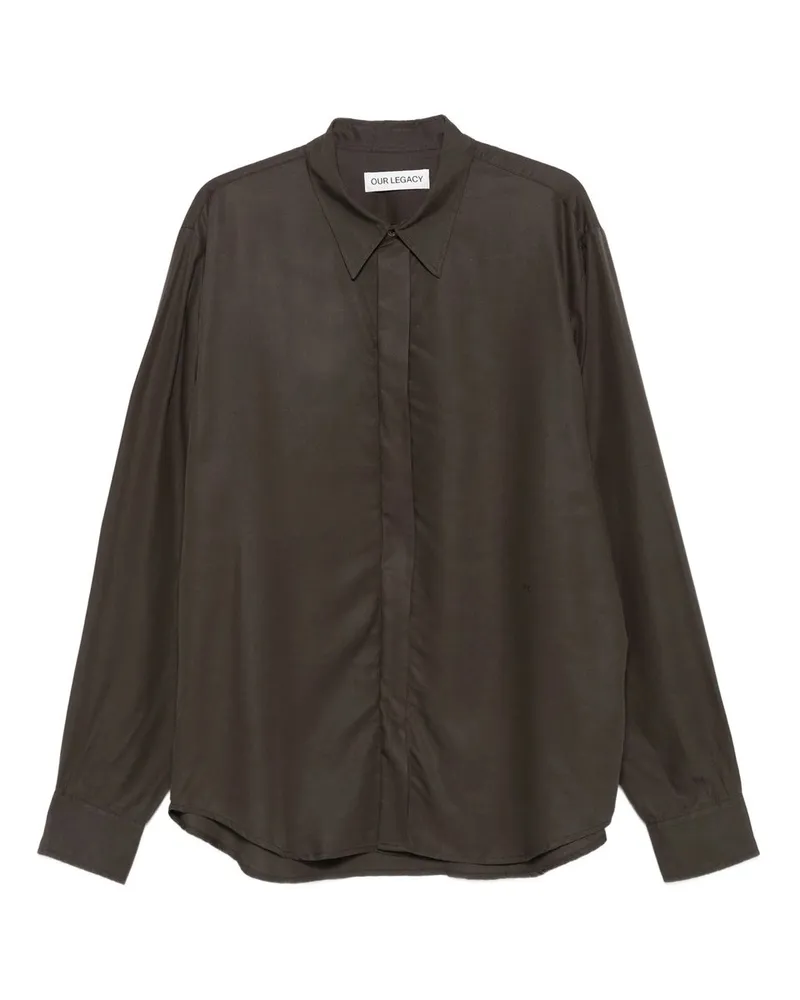 Our Legacy Evening Shirt Braun