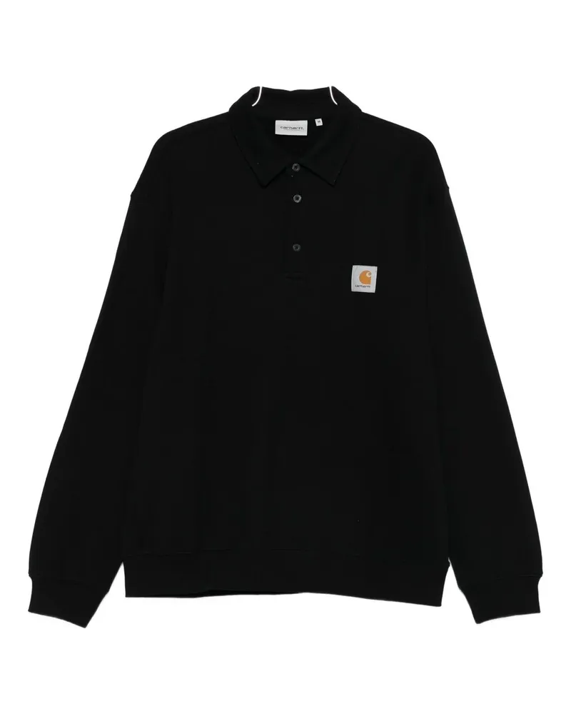 Carhartt WIP Polo Sweat Schwarz