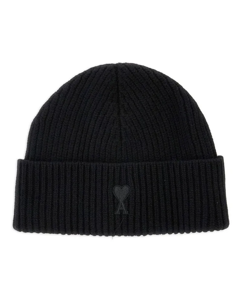 AMI Paris Beanie Adc Schwarz