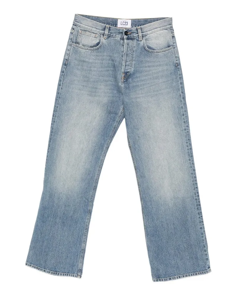 LC23 Flare Denim Trousers Blau