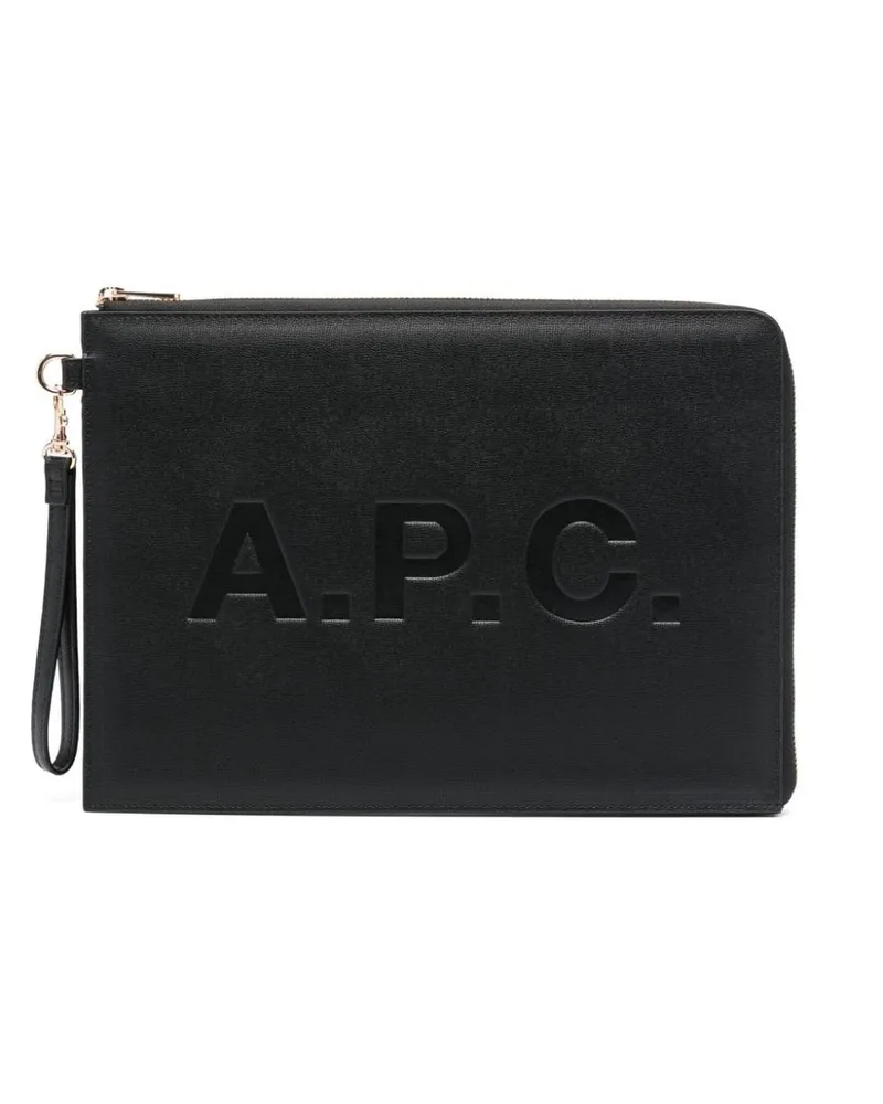 A.P.C. Porte Tablette Market Puablm63567 Schwarz