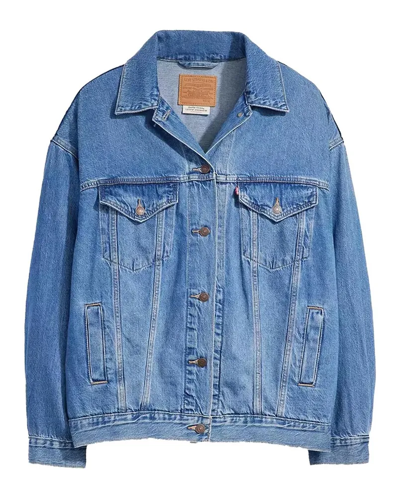 Levi's xl Womens Trucker Hold my Purse Trucker Blau