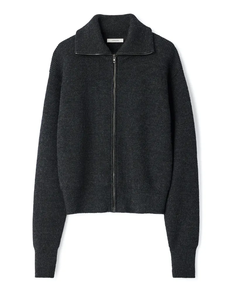 Christophe Lemaire Zipped Cardigan Grau