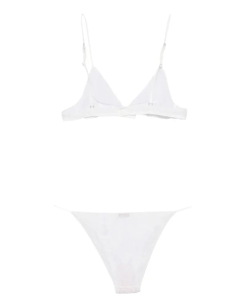 Oséree Bridal Lace Triangle Set Mehrfarbig
