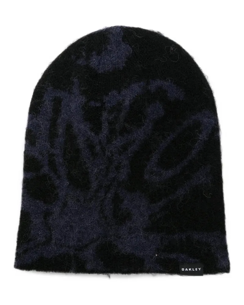 Oakley Brushed Graphic Beanie Schwarz