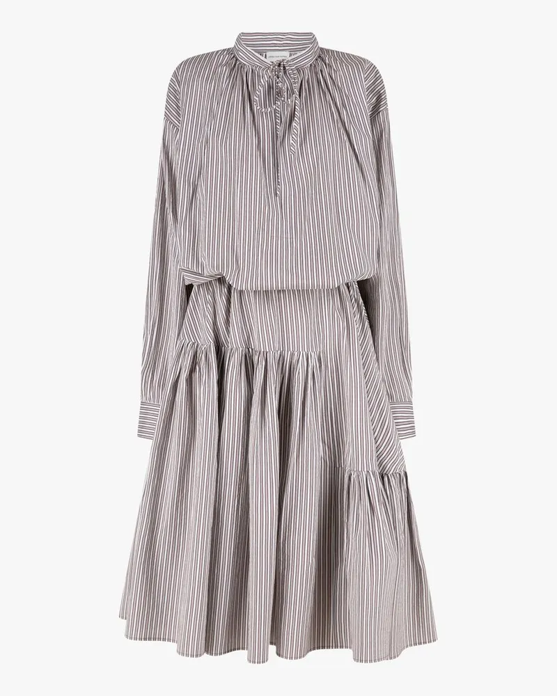 Dries van Noten Denvo 3132 W.w.dress Brn Braun