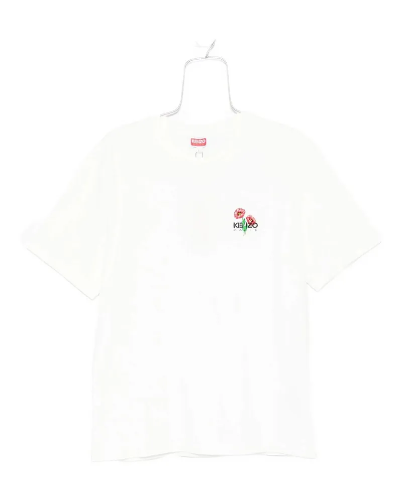 Kenzo Gots  Archive Bouquet Embroidered Classic Tsh Weiß