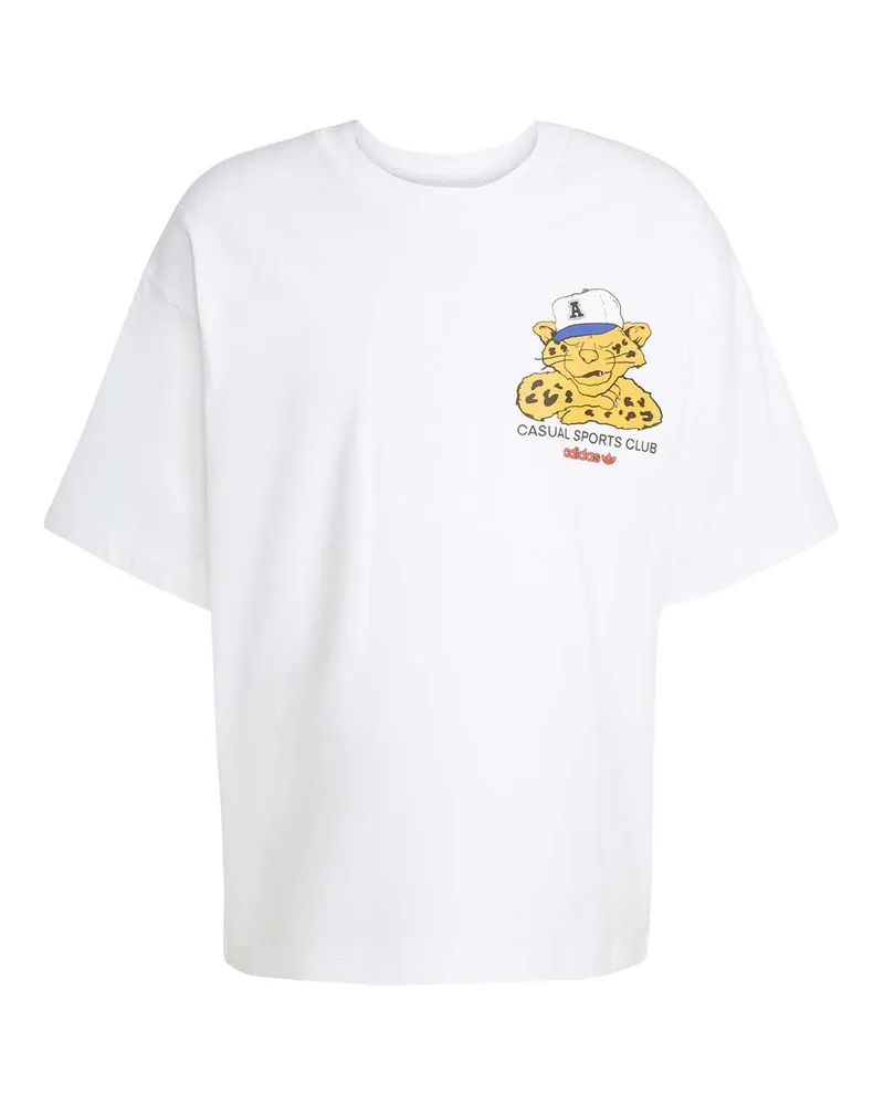 adidas Graphic Tee Weiß