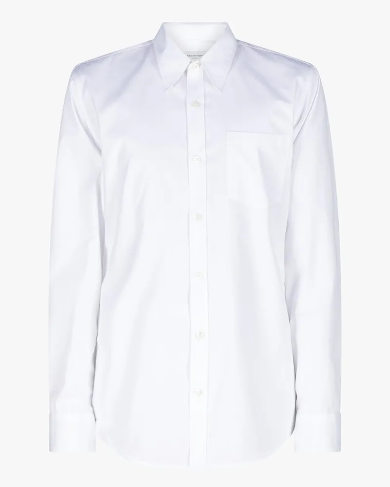 Dries van Noten 00860 Corbino 2020 M.w.shirt Weiß