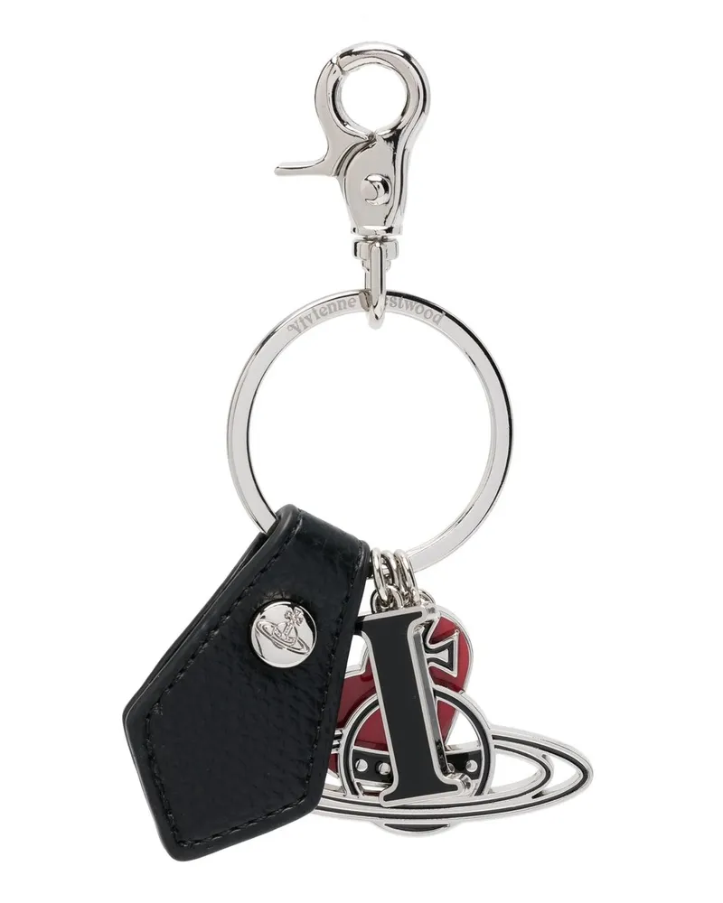 Vivienne Westwood i Love Orb Keyring Schwarz