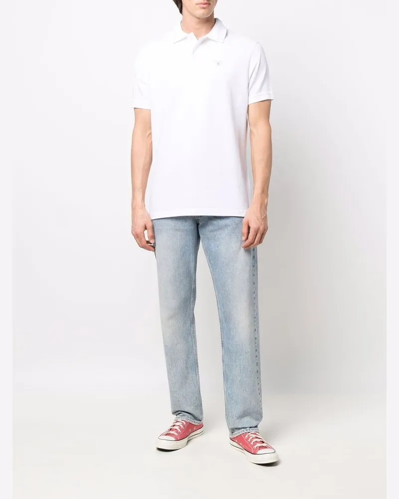 Barbour Polo sportiva bianca Weiß